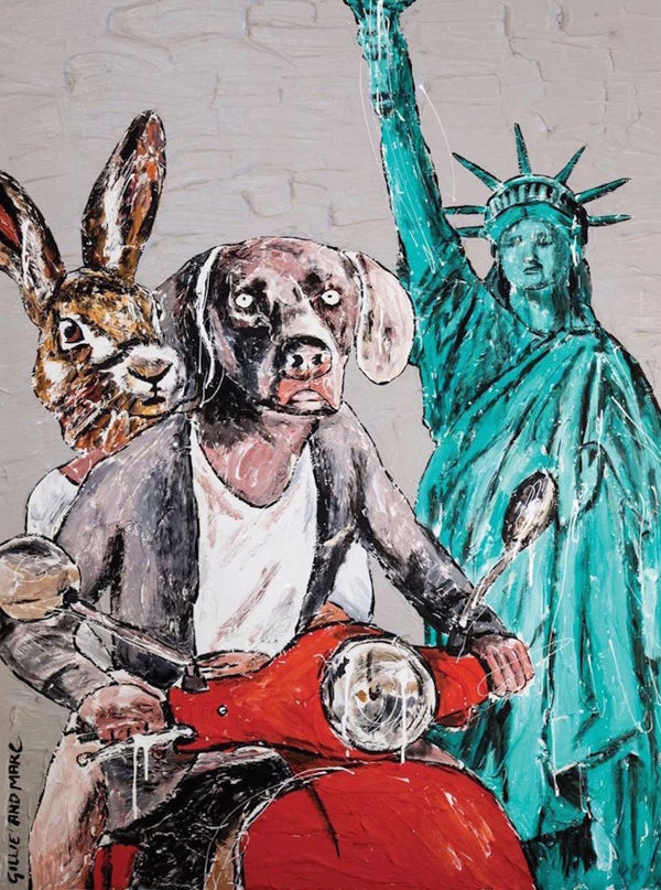 They always ride together in New York